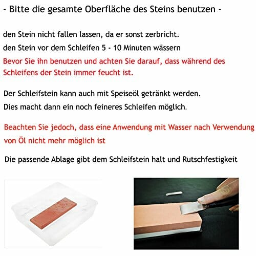 8 w zestawie, osełka, kamień szlifierski, młynek 240# 400# 800# 1500# - obrazek 5