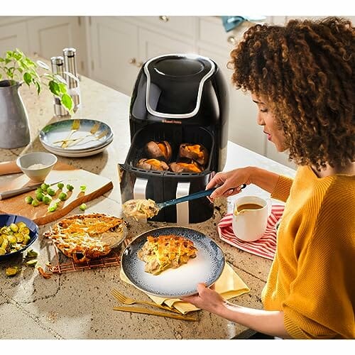 Satisfry Snappi Dual Basket Frytkownica Beztłuszczowa, Czarny, 8 Progr - obrazek 8