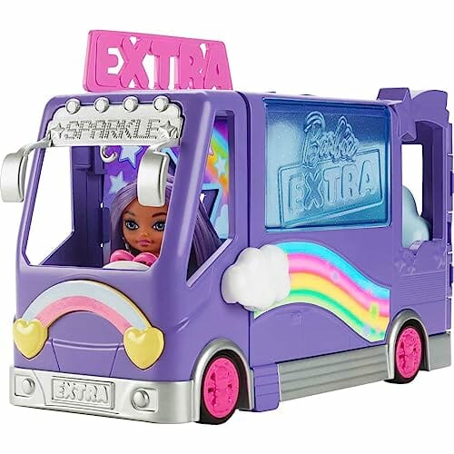 Barbie Extra Minibus koncertowy + Lalka Mini Minis Zestaw, rozkładany - obrazek 3