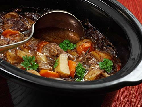 BEPER BC.510 Slow Cooker, 280 W, 4,5 litra, ceramika szklana, czarna i stal, Nero E Acciaio - obrazek 4