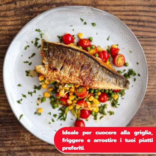 ARDES - ARAMFRY34 Heißluftfritteuse Fassungsvermögen 5 Liter Air Fryer Klein mit Touchscreen-Digitalanzeige und Timer 60 Minuten Technologie Rapid Air Modell Friggisaba Maxi - obrazek 4