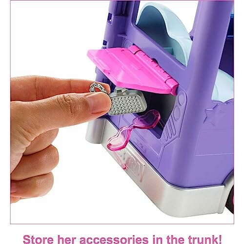 Barbie Extra Minibus koncertowy + Lalka Mini Minis Zestaw, rozkładany - obrazek 4