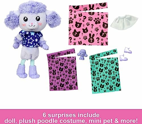 Barbie Cutie Reveal Chelsea Pudelek Lalka Seria Słodkie stylizacje Mał - obrazek 5