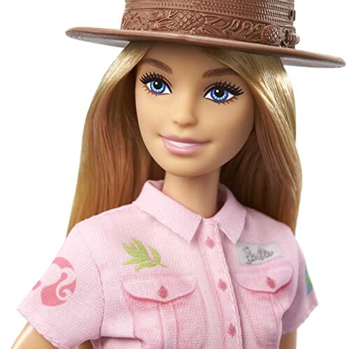 Barbie Zoolożka lalka (30 cm) i akcesoria: figurka koali z maluchem, b - obrazek 5