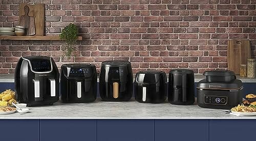 Satisfry Snappi Dual Basket Frytkownica Beztłuszczowa, Czarny, 8 Progr - obrazek 3