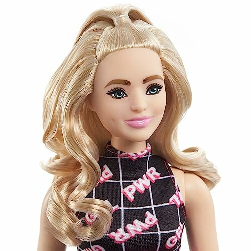 Barbie Fashionistas Lalka (blondynka) o krągłych kształtach w stroju z - obrazek 5