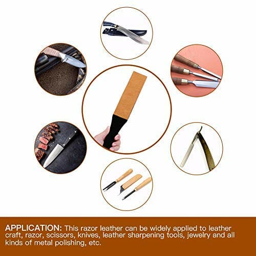 Męskie Kamienie do Golenia Brrnoo ze Sztucznej Skóry - obrazek 9