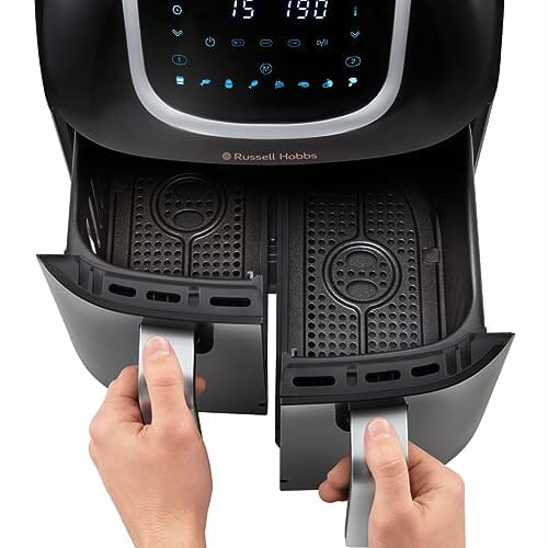 Satisfry Snappi Dual Basket Frytkownica Beztłuszczowa, Czarny, 8 Progr - obrazek 13