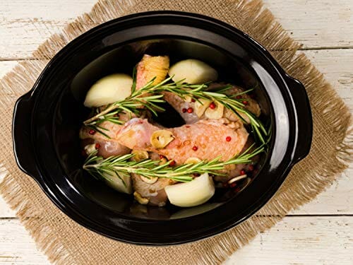 BEPER BC.510 Slow Cooker, 280 W, 4,5 litra, ceramika szklana, czarna i stal, Nero E Acciaio - obrazek 3