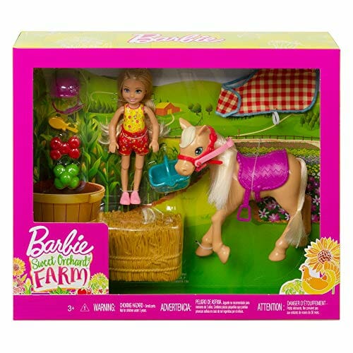 Barbie GFF50 - "Zabawa w gospodarstwie rolnym" Chelsea i kucyk, zabawk - obrazek 2