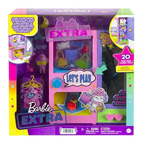 Barbie Extra Kreator stylu Zestaw z 20 akcesoriami, w tym figurką pude - obrazek 2