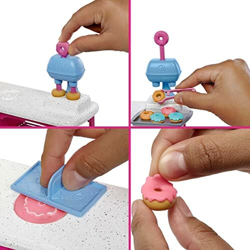 Barbie HJY19 - lalka "Malibu" i 18 elementów do pieczenia, w tym formo - obrazek 3