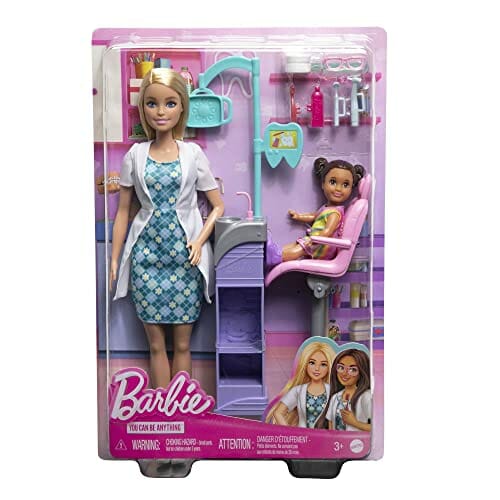 Barbie Linia Kariera Dentystka Zestaw z lalką i akcesoriami, HKT69 - obrazek 2