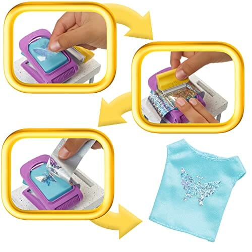 Barbie Projektantka mody Zestaw z lalką, stojakiem, przyrządem do twor - obrazek 4