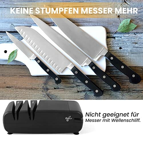 "2-Stopniowa Elektryczna Ostrzałka do Noży - Wielofunkcyjna, Do Domu" - obrazek 3