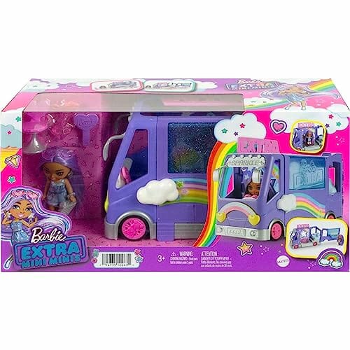 Barbie Extra Minibus koncertowy + Lalka Mini Minis Zestaw, rozkładany - obrazek 2