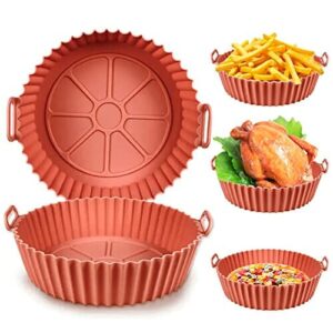 Silikonowa forma do frytkownicy powietrznej, 20 cm, wielokrotnego użyt
