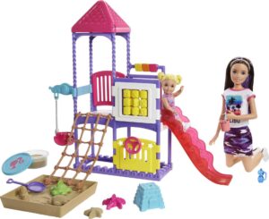 Kup Barbie Skipper Babysitters Inc. Climb 'n Explore Playground Dolls!