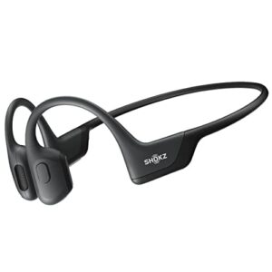 Shokz OpenRun Pro Knochenschall Kopfhörer, Open-Ear Kabellos Sport Kopfhörer mit Noise-cancelling Mikrofon, Bluetooth Wireless Bone Conduction Headset, Wasserdicht und Staubdicht, Swift Black