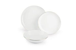 Merry Christmas Naczynia 18-częściowy zestaw biały/złoty Excelsa