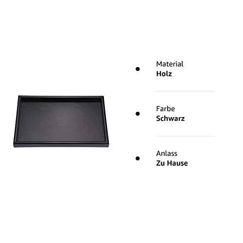 Aiggend Taca do herbaty czarna nadaje się do salonu jadalni - obrazek 2