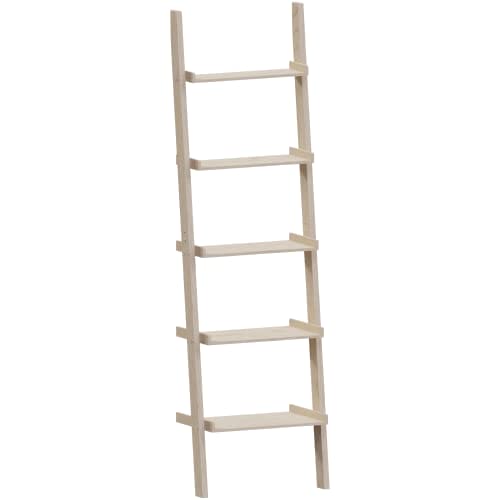 Vida Designs York 5-poziomowy regał drabinka pochylona półka - obrazek 3