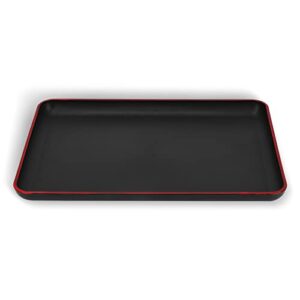 Prostokątna taca do serwowania ekologiczna plastikowa taca