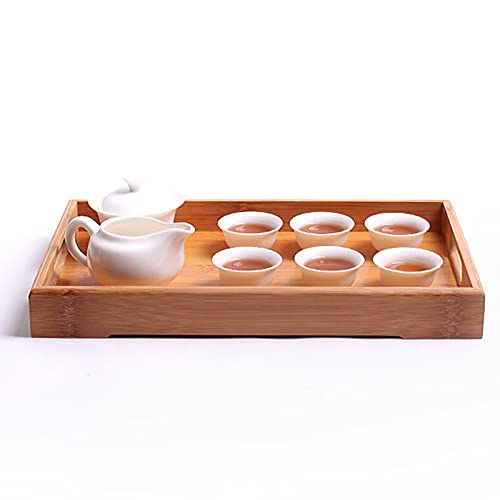 Taca bambusowa płyta do serwowania drewniana z uchwytem - obrazek 4