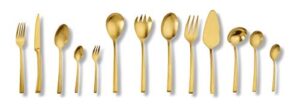 Echtwerk Avelino Zestaw Sztućców Złoty 68 Sztuk