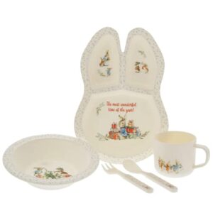 Zestaw obiadowy Beatrix Potter Piotr Świąteczny Enesco