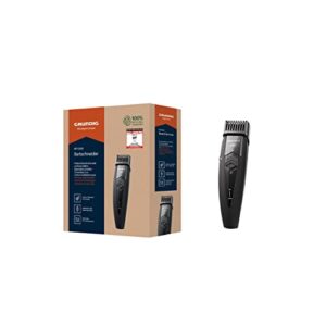 GRUNDIG MT 6340: Trymer do brody, włókno węglowe/stal nierdzewna, higieniczny, 32mm cięcie, 30 min pracy