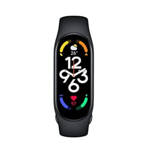 Xiaomi Smart Band 7 - inteligentny tracker aktywności z 120 trybami sportowymi, AMOLED 1.62", SpO2 i monitor tętna, wodoodporność 5 ATM, 14-dniowa żywotność baterii - czarny