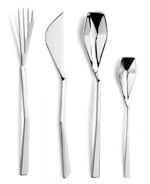 Pinti Alberi D'Inverno Set Posate 24 Pezzi Scatola Regalo