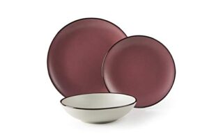 Excelsa Pink Moon - serwis talerzowy 18-częściowy kamionka