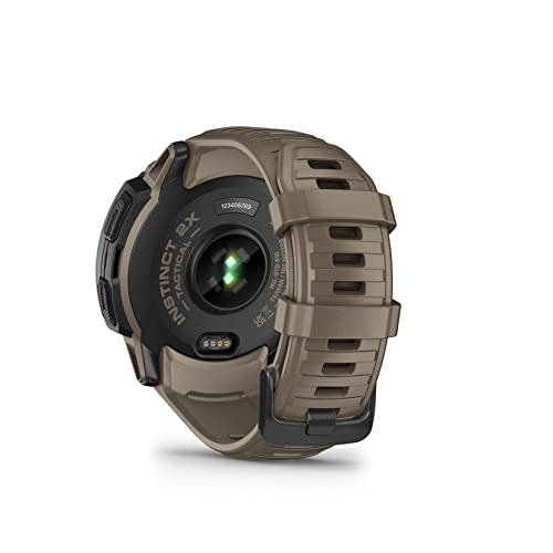 Garmin Instinct 2X Solar Tactical Edition Jasnobrązowy - Wielofunkcyjny z latarką LED, obsługą GNSS i kalkulatorem balistycznym - obrazek 3