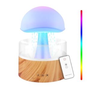 GuKKK Nawilżacz Powietrza i Dyfuzor Olejków Eterycznych z 7 Kolorami LED