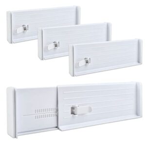 OTYMIOW Regulowane plastikowe separatory do szuflad 4 szt. ABS wysuwan