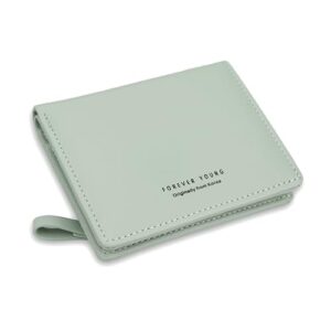 HAIWILL Portfel damski z blokadą RFID z kieszenią na zamek