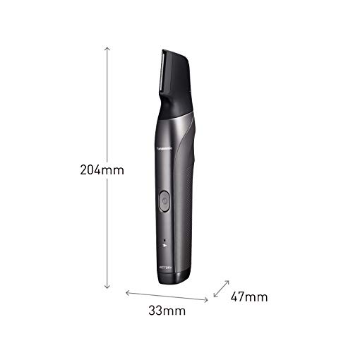 Panasonic i-Shaper Trymer Do Brody i Włosów, Czarno/Szary, 4 nasadki - obrazek 3