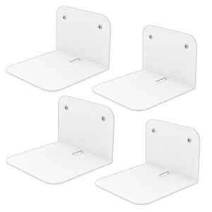 home3000 Niewidoczny regał na książki zestaw 4 sztuk regał L