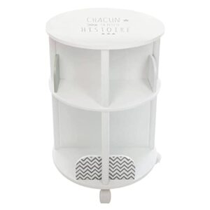 Atmosphera - Okrągły regał na książki na kółkach do pokoju