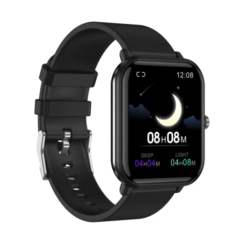 Wielofunkcyjny smartwatch fitness 17 cali - monitor aktywności, krokomierz, monitor snu, pomiar tętna - czarny Q9 - obrazek 5