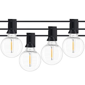 LED-Lichterketten für den Außenbereich, 9,5 m wasserdichte LED-G40-Glo