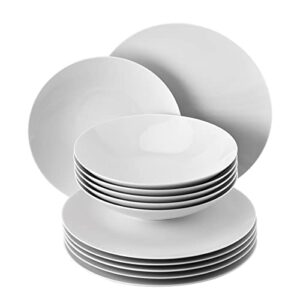 Rosenthal Tac Gropius Zestaw Obiadowy Biały 12 El. - Czysty design Bauhaus w ikonicznym zestawie