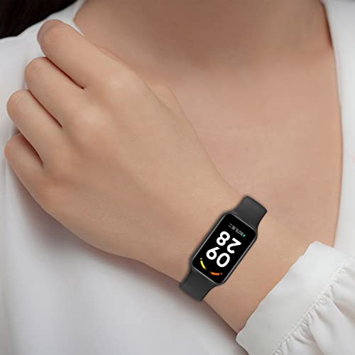 Wizvv 12 sztuk bransoletek kompatybilnych z Xiaomi Redmi Smart Band 2 silikonowy pasek zamienny dla mężczyzn i kobiet krzem - obrazek 4