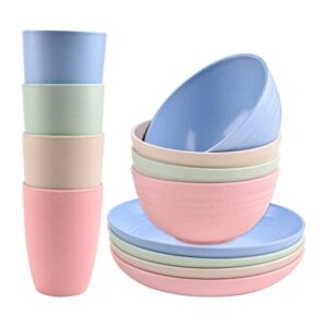Zestaw plastikowych talerzy i misek - zdrowa i trwała zastawa stołowa (50 characters)
