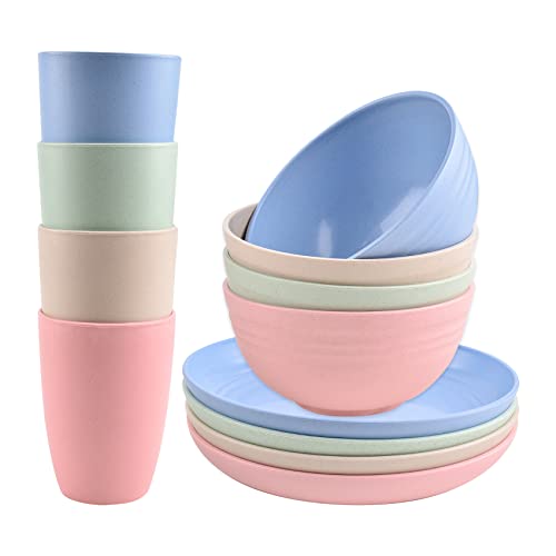 Zestaw plastikowych talerzy i misek - zdrowa i trwała zastawa stołowa (50 characters)