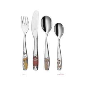 WMF Król Lew Zestaw Sztućców dla Dzieci Wielokolorowy 4 szt
