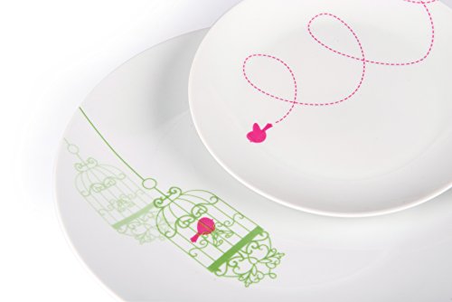 Excelsa Liberté zastawa stołowa, porcelana, biała, 18 części - obrazek 3