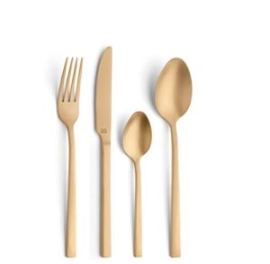 16-częściowy zestaw sztućców złoty PVD w etui B&R